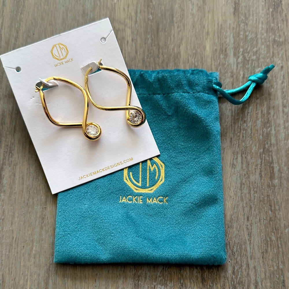 Jackie Mack Gold Lumi Earrings